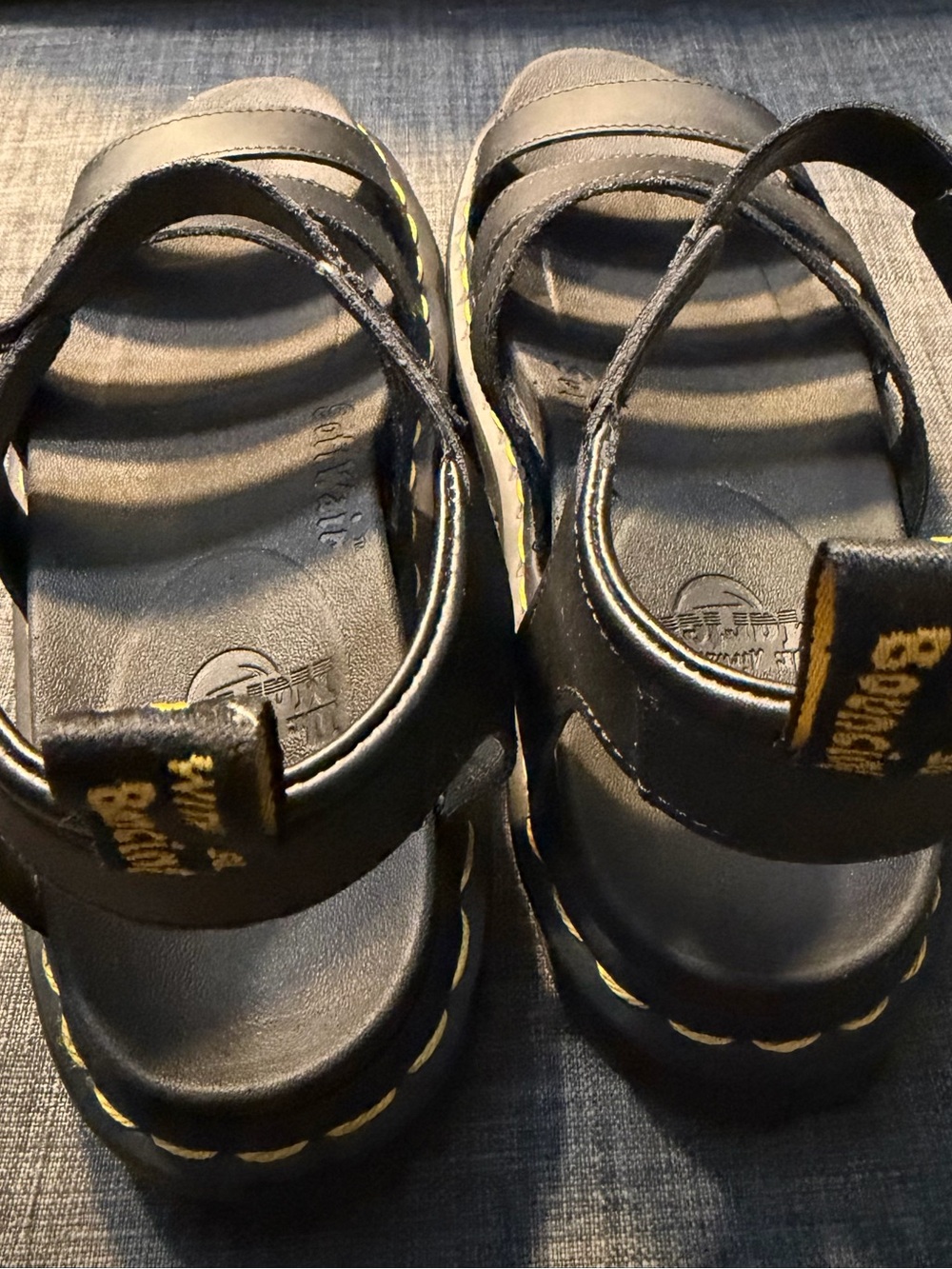 Dr. Martens Women's Black Leather Sandals - Picture 4 of 10